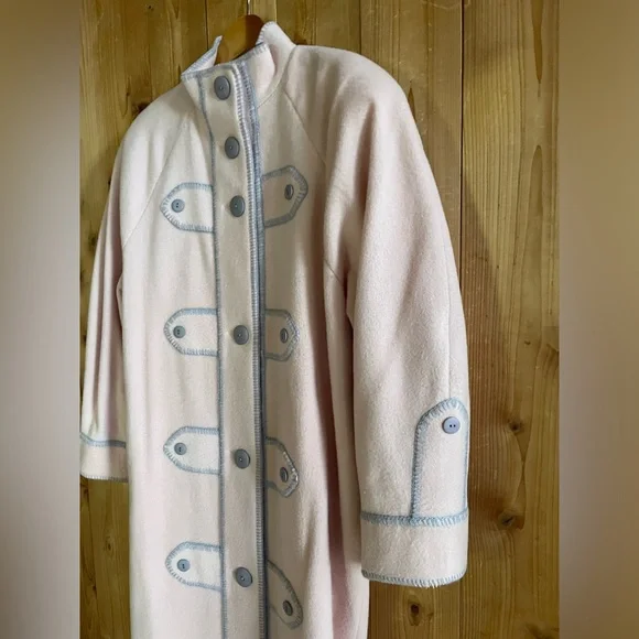 Jeanne Marc Long Wool Maxi Coat Vintage - Picture 3 of 6